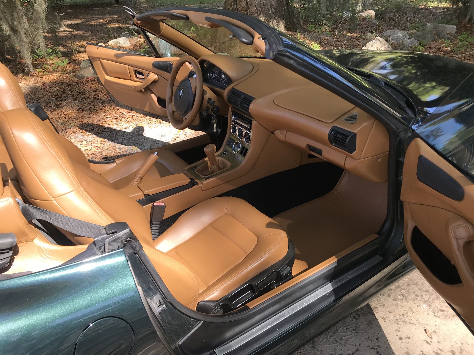 Tan leather interior